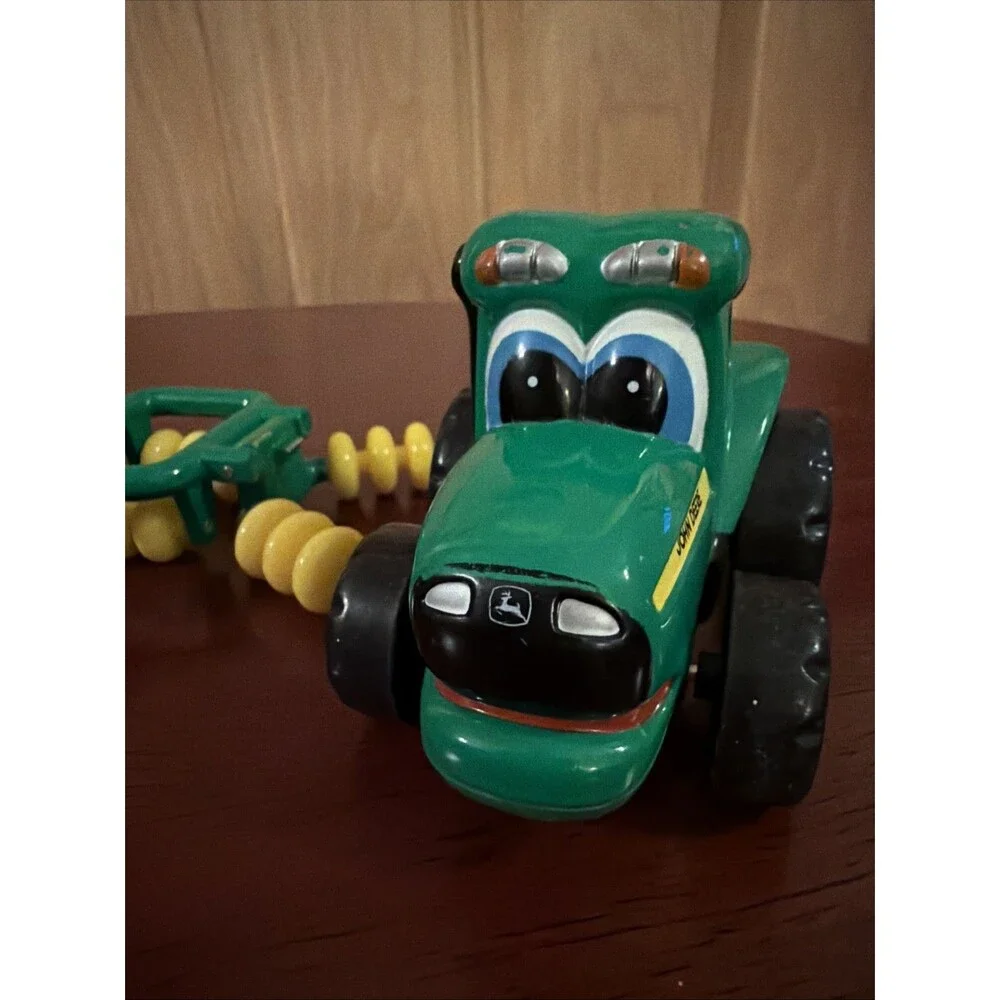 Ertl John Deere Chunky Kids Toddler Toy Corey Combine & Tractor Green Yellow GUC